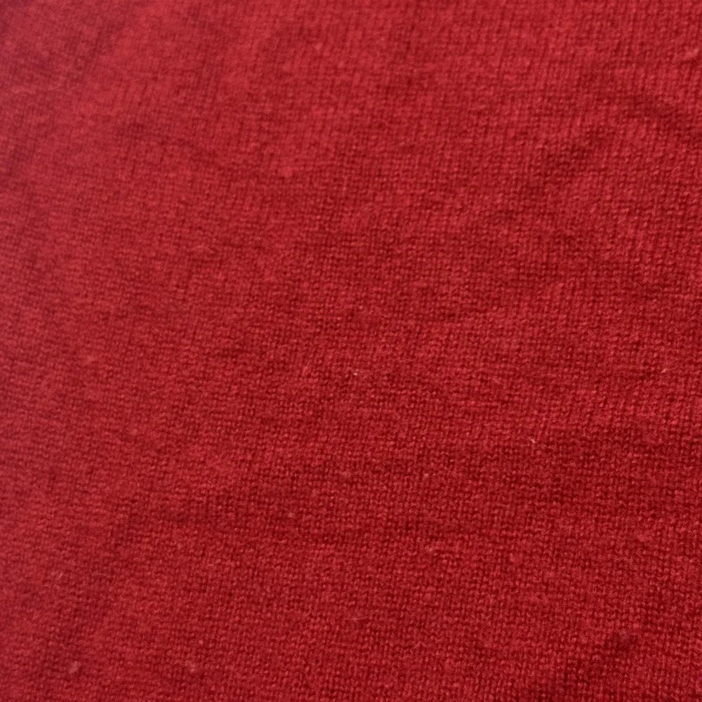 Club‎ Room Cashmere Sweater Vest Mens Large Red V-Neck Lightweight Tight-Knit